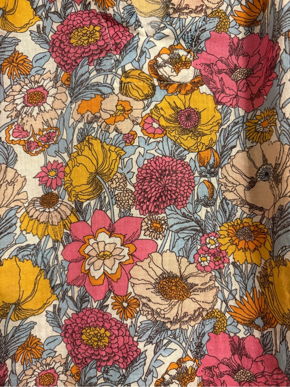 Trovata Birds of Paradise Bailey Blouse Dawn Fleurettes XS - Picture 4 of 4